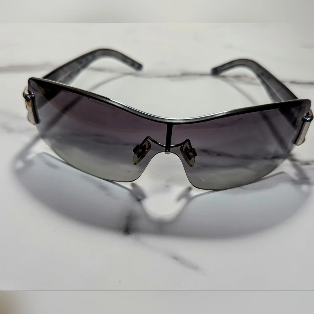 BURBERRY Acetate Rimless Gradient Lenses EUC